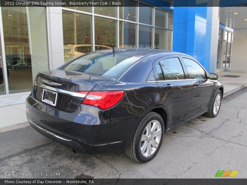 Blackberry Pearl Coat / Black 2012 Chrysler 200 Touring Sedan
