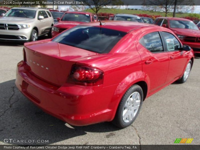 Redline 2-Coat Pearl / Black 2014 Dodge Avenger SE