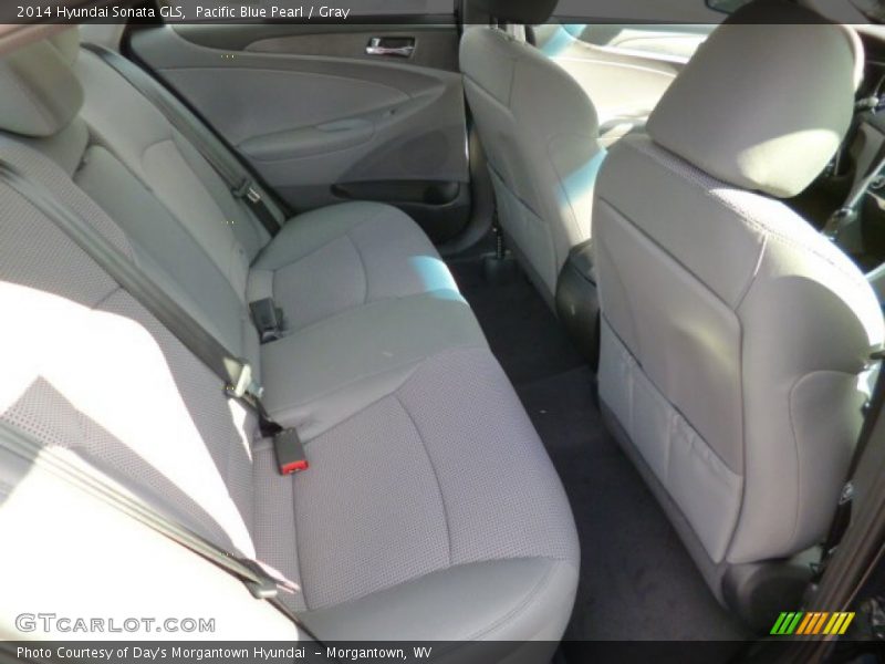 Pacific Blue Pearl / Gray 2014 Hyundai Sonata GLS