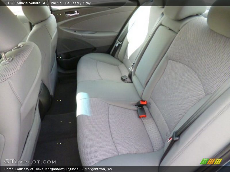 Pacific Blue Pearl / Gray 2014 Hyundai Sonata GLS