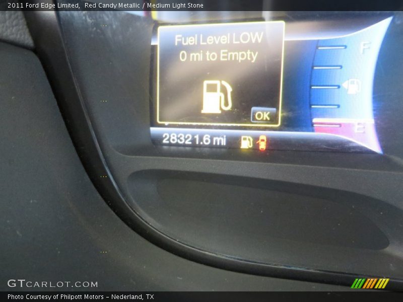 Red Candy Metallic / Medium Light Stone 2011 Ford Edge Limited