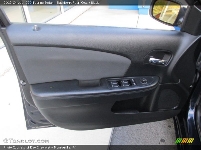 Blackberry Pearl Coat / Black 2012 Chrysler 200 Touring Sedan