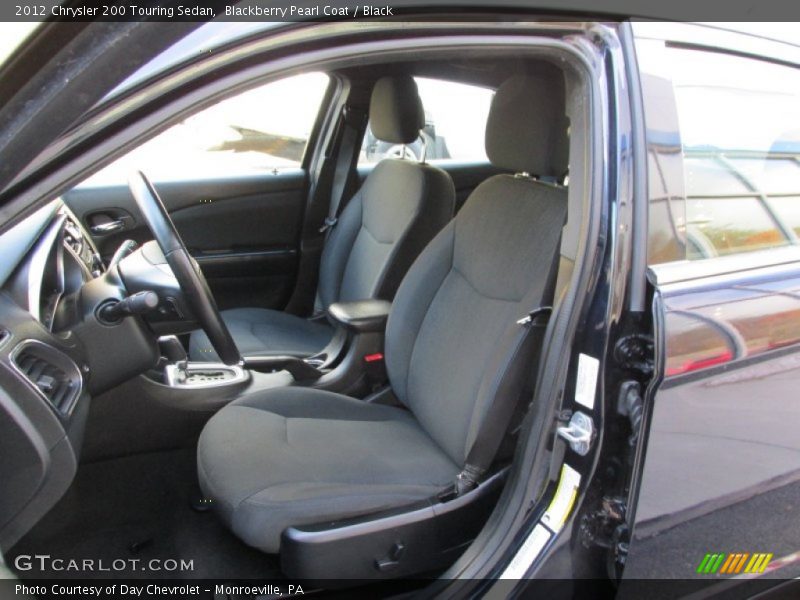 Blackberry Pearl Coat / Black 2012 Chrysler 200 Touring Sedan