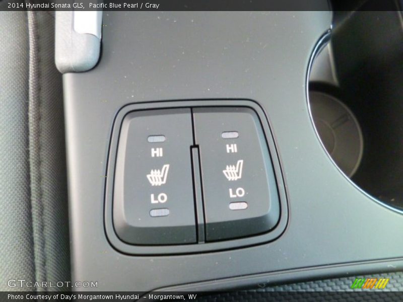 Pacific Blue Pearl / Gray 2014 Hyundai Sonata GLS