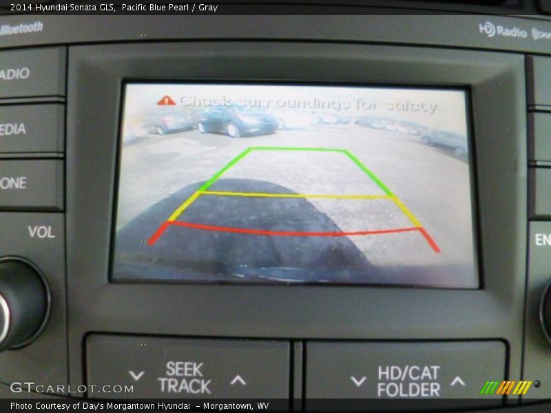 Pacific Blue Pearl / Gray 2014 Hyundai Sonata GLS