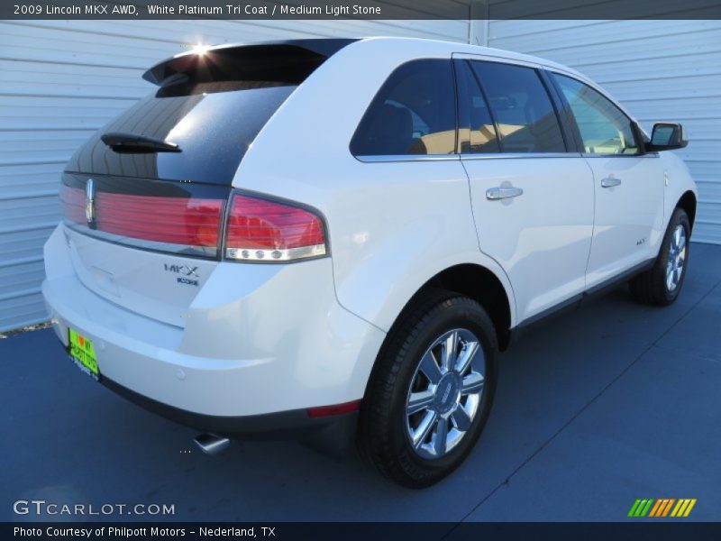 White Platinum Tri Coat / Medium Light Stone 2009 Lincoln MKX AWD