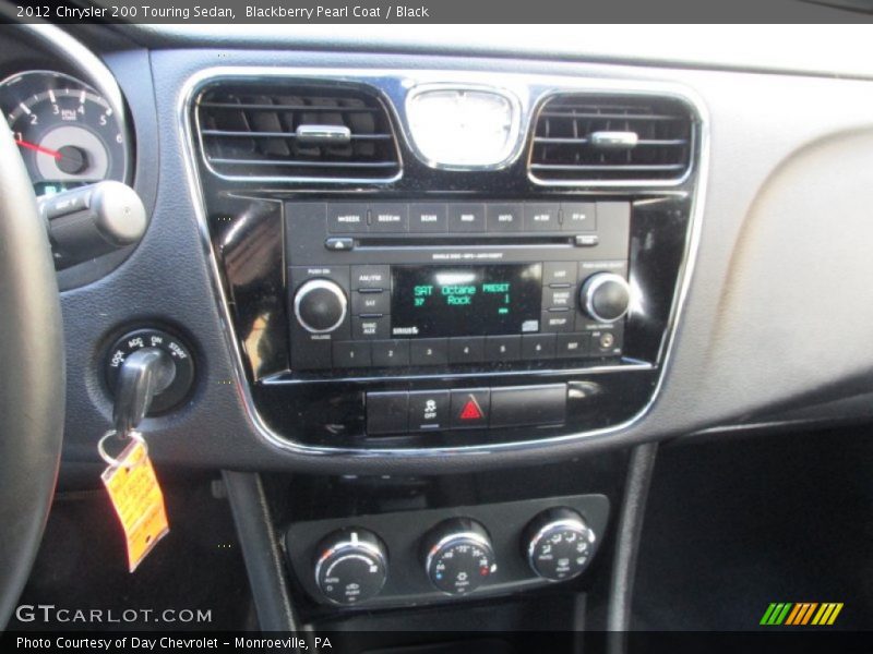 Blackberry Pearl Coat / Black 2012 Chrysler 200 Touring Sedan