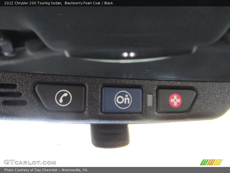 Blackberry Pearl Coat / Black 2012 Chrysler 200 Touring Sedan