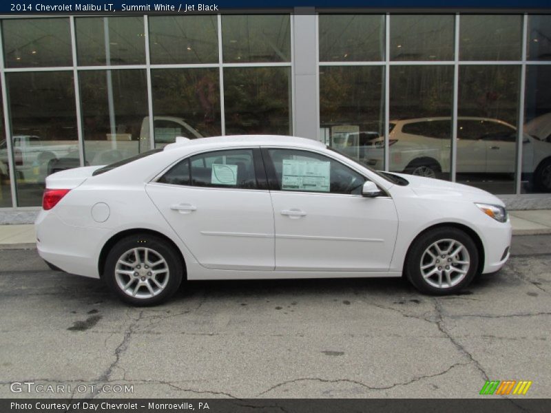 Summit White / Jet Black 2014 Chevrolet Malibu LT