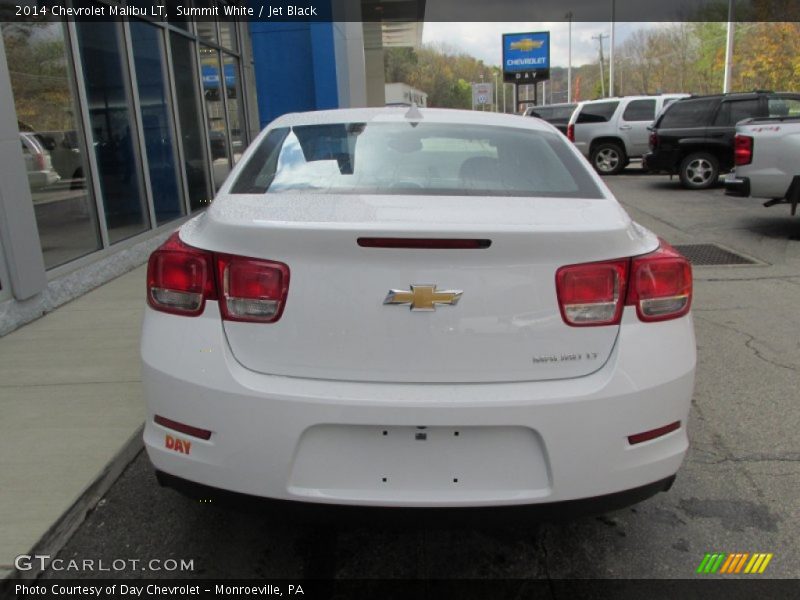 Summit White / Jet Black 2014 Chevrolet Malibu LT