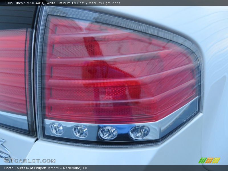 White Platinum Tri Coat / Medium Light Stone 2009 Lincoln MKX AWD