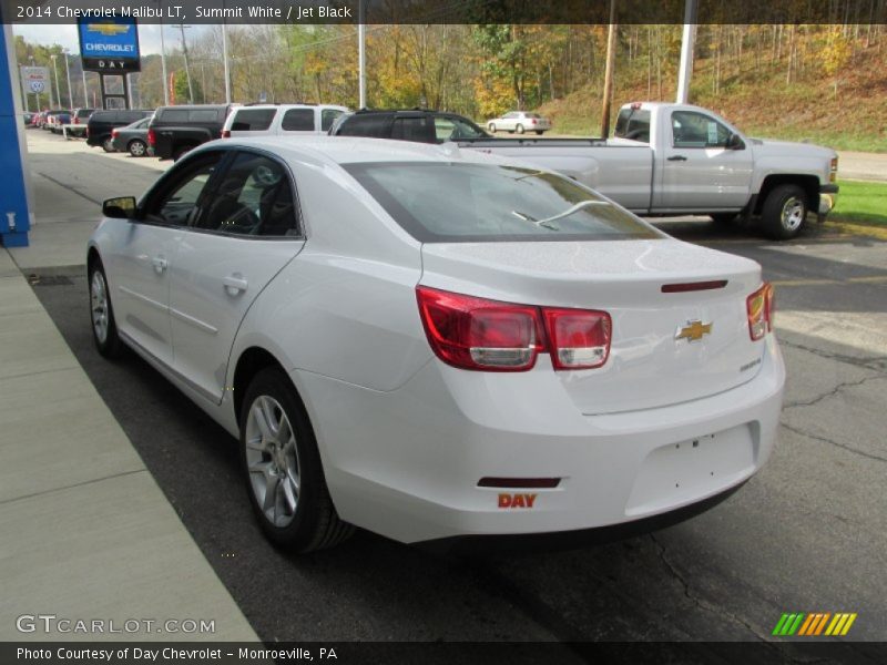 Summit White / Jet Black 2014 Chevrolet Malibu LT