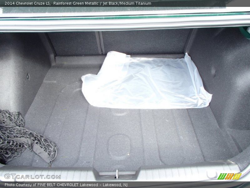 Rainforest Green Metallic / Jet Black/Medium Titanium 2014 Chevrolet Cruze LS
