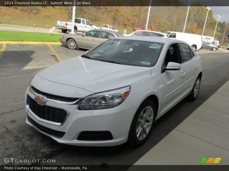 Summit White / Jet Black 2014 Chevrolet Malibu LT