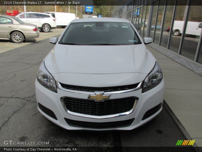 Summit White / Jet Black 2014 Chevrolet Malibu LT