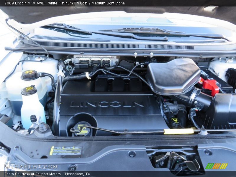 White Platinum Tri Coat / Medium Light Stone 2009 Lincoln MKX AWD