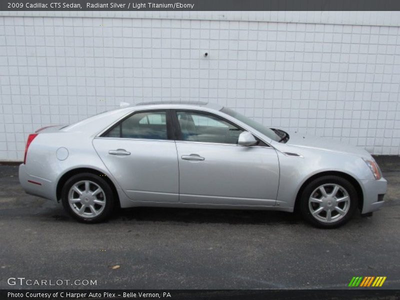 Radiant Silver / Light Titanium/Ebony 2009 Cadillac CTS Sedan