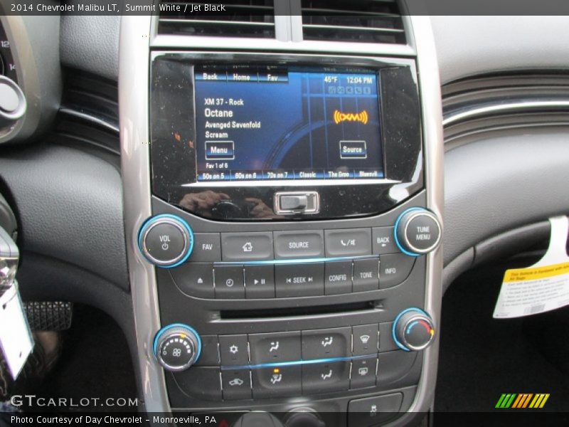 Summit White / Jet Black 2014 Chevrolet Malibu LT