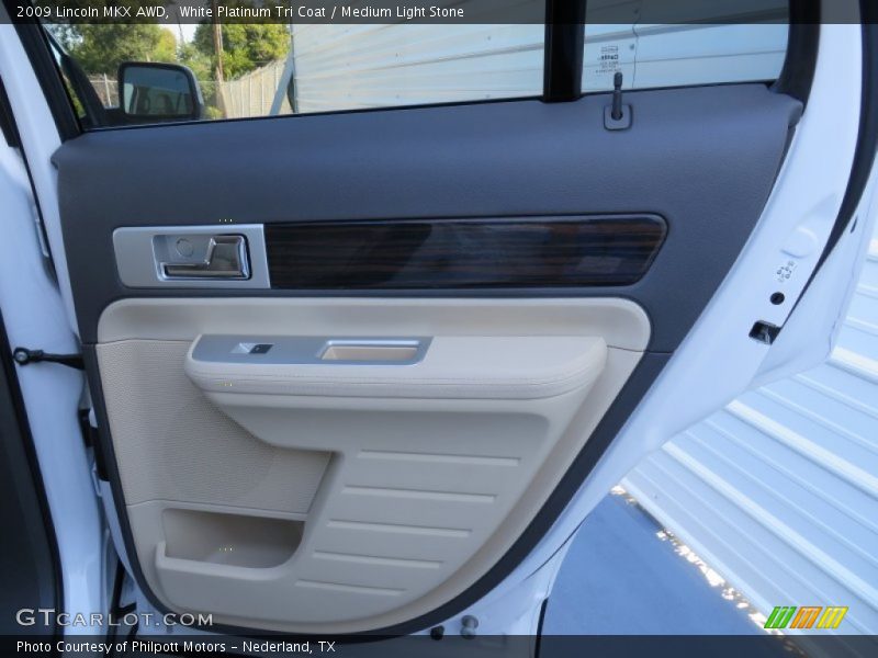 White Platinum Tri Coat / Medium Light Stone 2009 Lincoln MKX AWD