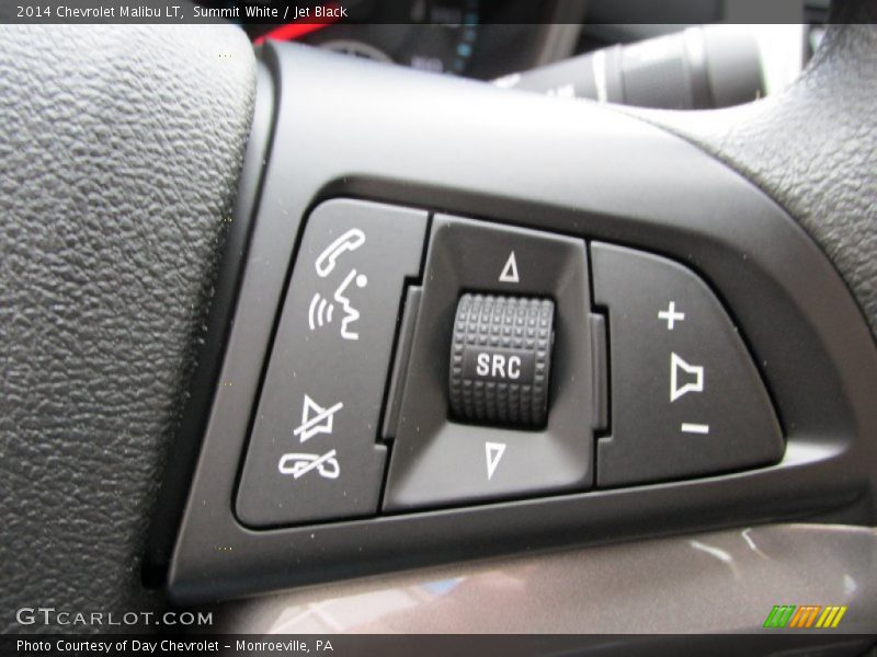 Summit White / Jet Black 2014 Chevrolet Malibu LT