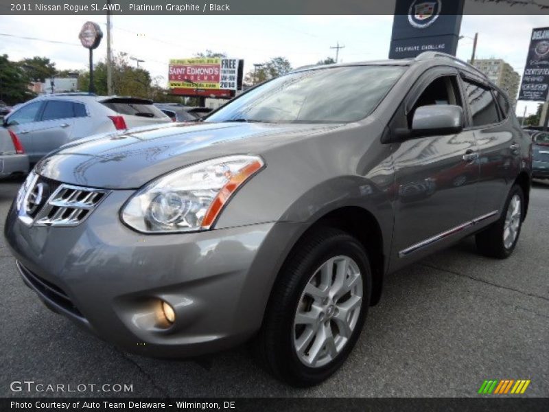 Platinum Graphite / Black 2011 Nissan Rogue SL AWD