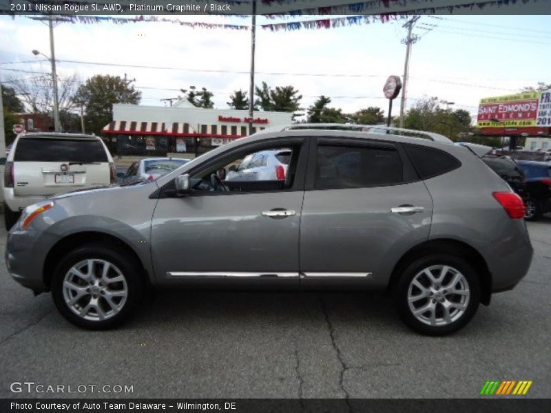 Platinum Graphite / Black 2011 Nissan Rogue SL AWD