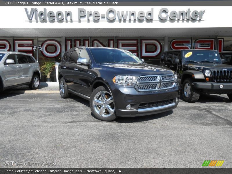 Maximum Steel Metallic / Black 2013 Dodge Durango Citadel AWD