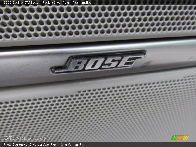 Radiant Silver / Light Titanium/Ebony 2009 Cadillac CTS Sedan