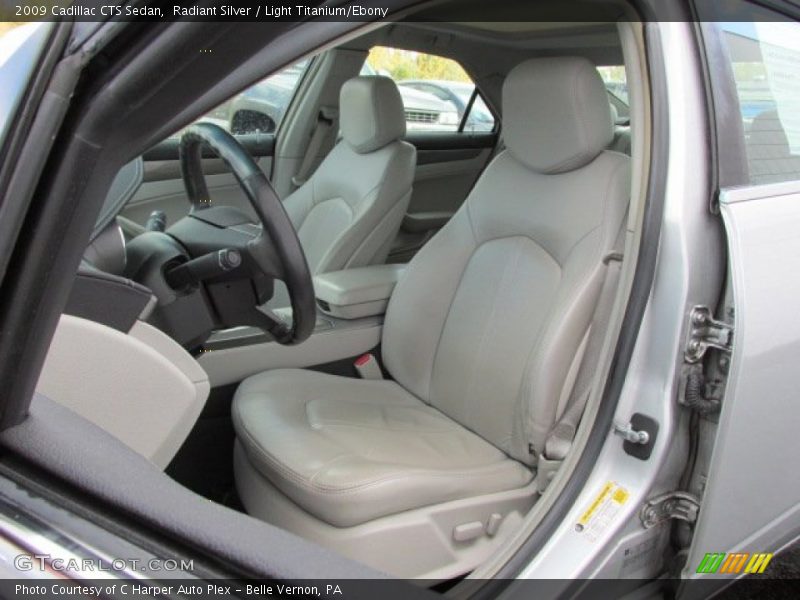 Radiant Silver / Light Titanium/Ebony 2009 Cadillac CTS Sedan