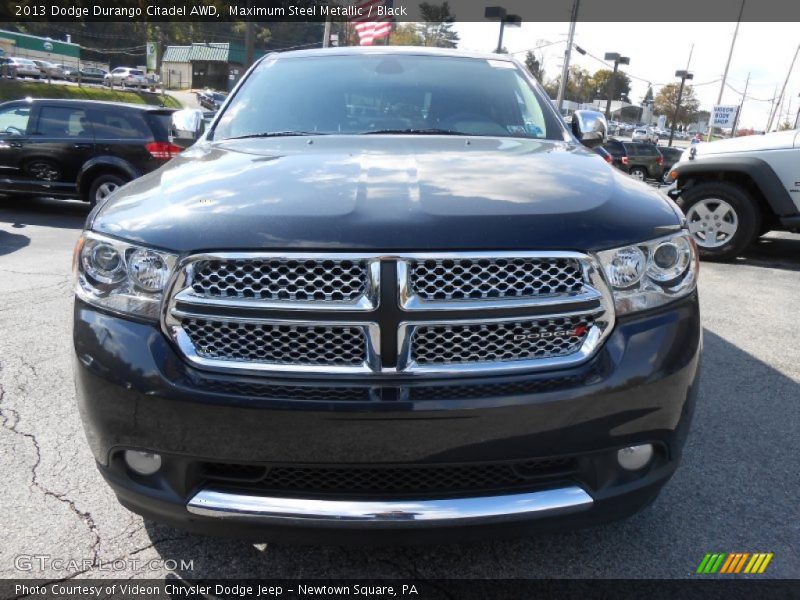 Maximum Steel Metallic / Black 2013 Dodge Durango Citadel AWD