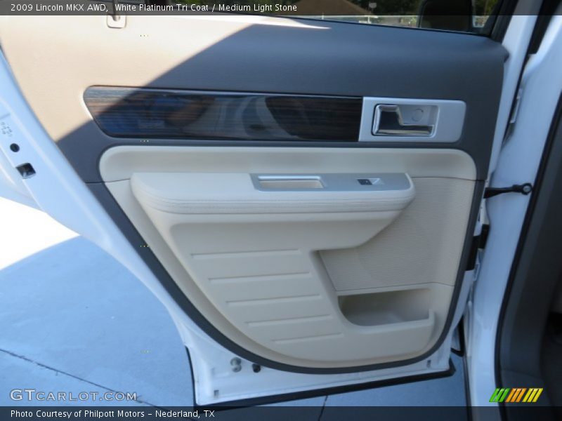 White Platinum Tri Coat / Medium Light Stone 2009 Lincoln MKX AWD