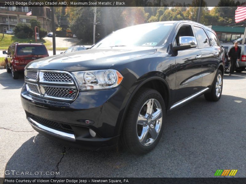 Maximum Steel Metallic / Black 2013 Dodge Durango Citadel AWD