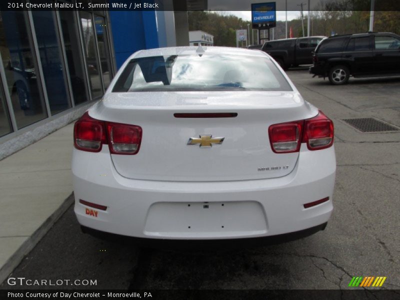 Summit White / Jet Black 2014 Chevrolet Malibu LT