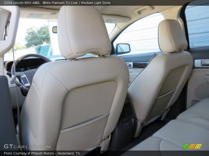 White Platinum Tri Coat / Medium Light Stone 2009 Lincoln MKX AWD