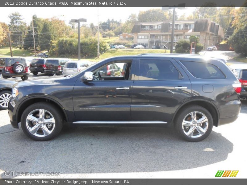 Maximum Steel Metallic / Black 2013 Dodge Durango Citadel AWD