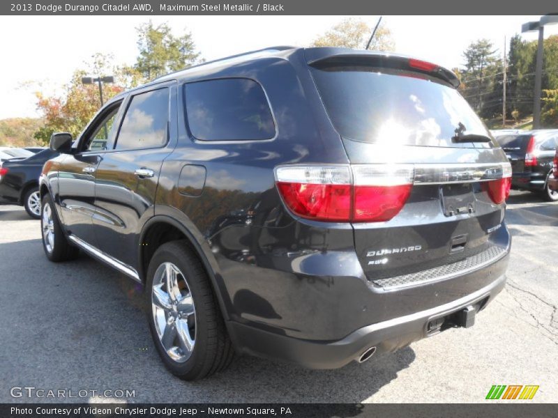 Maximum Steel Metallic / Black 2013 Dodge Durango Citadel AWD