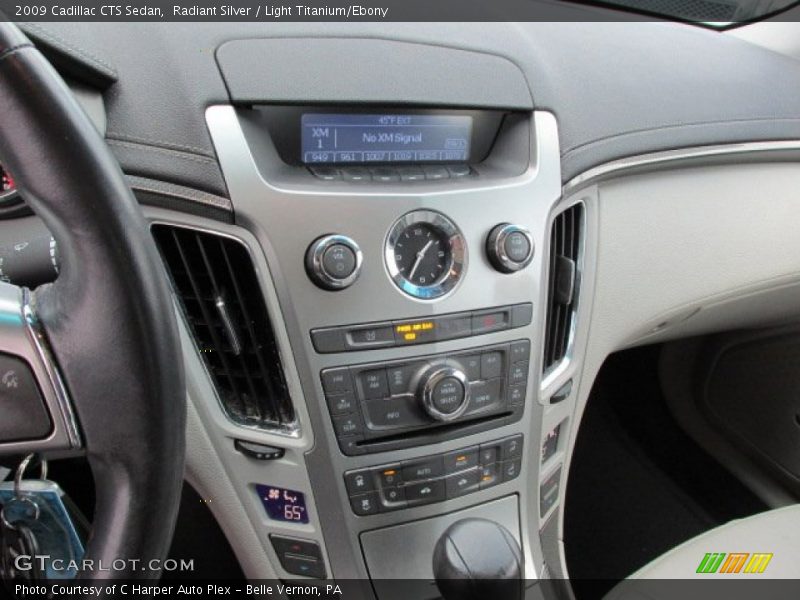 Radiant Silver / Light Titanium/Ebony 2009 Cadillac CTS Sedan