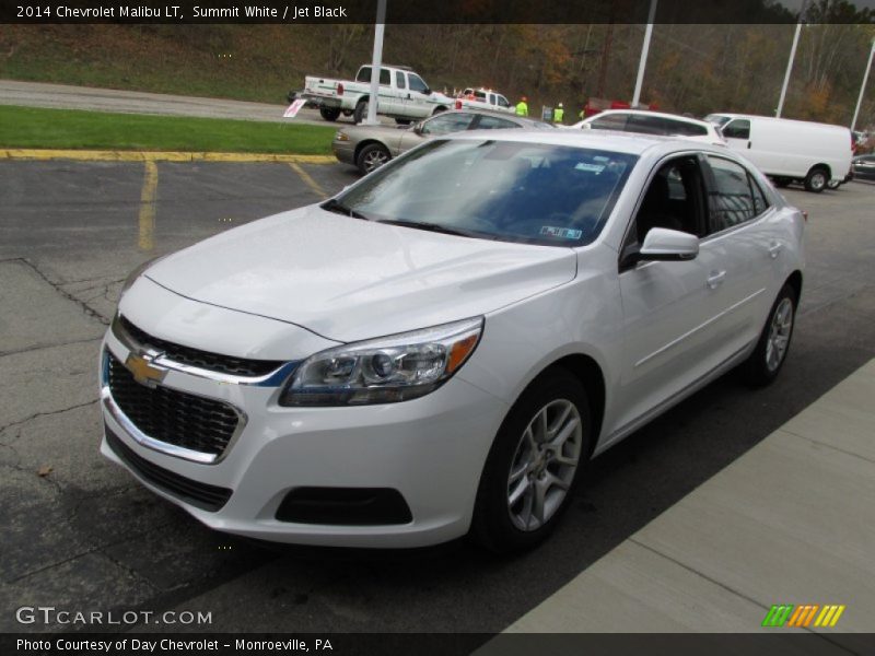 Summit White / Jet Black 2014 Chevrolet Malibu LT