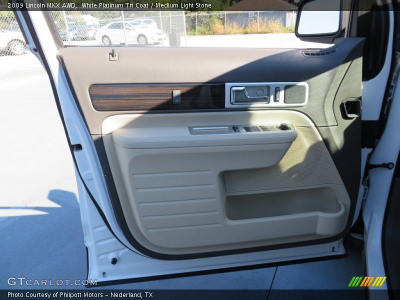 White Platinum Tri Coat / Medium Light Stone 2009 Lincoln MKX AWD