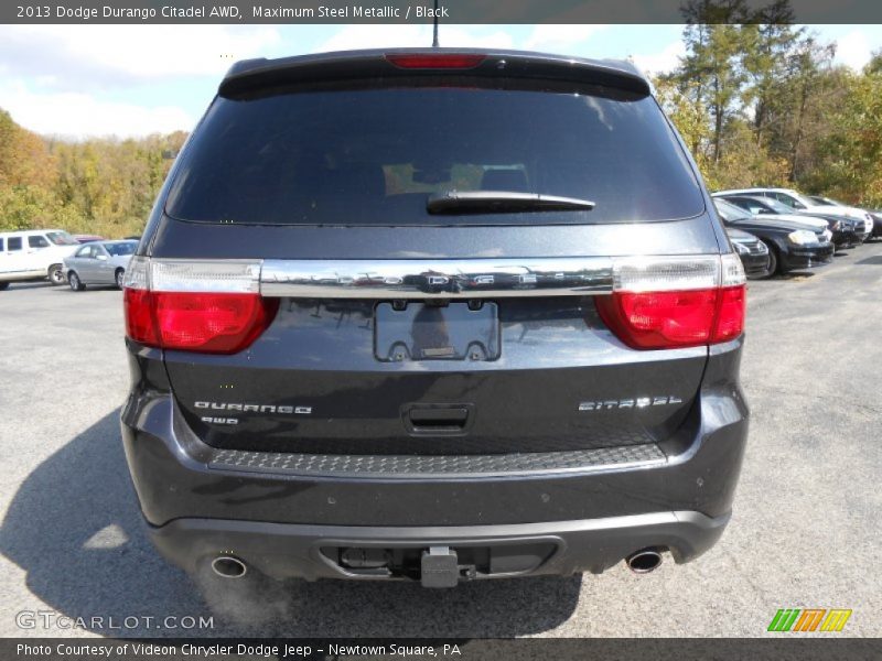 Maximum Steel Metallic / Black 2013 Dodge Durango Citadel AWD