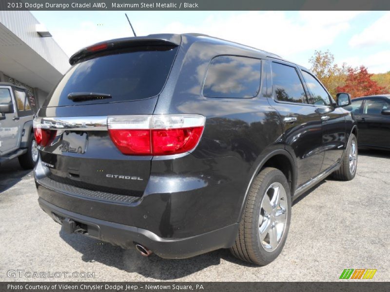 Maximum Steel Metallic / Black 2013 Dodge Durango Citadel AWD