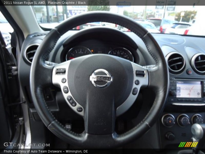 Platinum Graphite / Black 2011 Nissan Rogue SL AWD