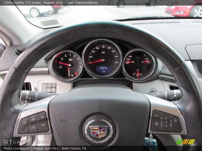 Radiant Silver / Light Titanium/Ebony 2009 Cadillac CTS Sedan
