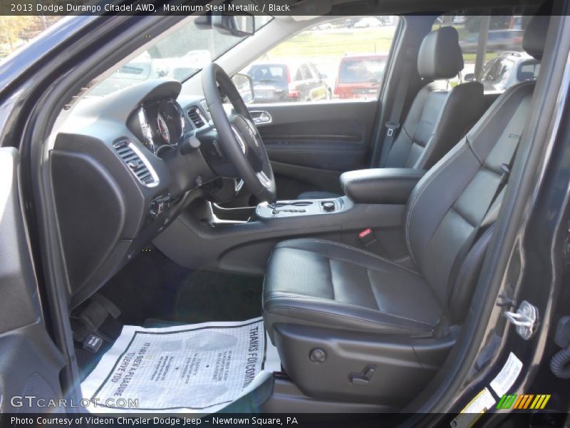 Maximum Steel Metallic / Black 2013 Dodge Durango Citadel AWD
