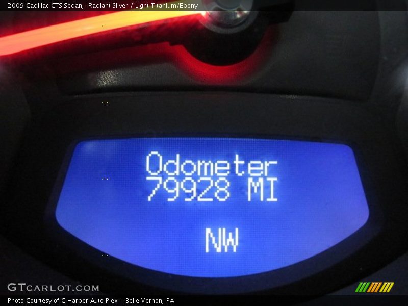 Radiant Silver / Light Titanium/Ebony 2009 Cadillac CTS Sedan
