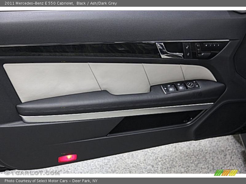 Black / Ash/Dark Grey 2011 Mercedes-Benz E 550 Cabriolet