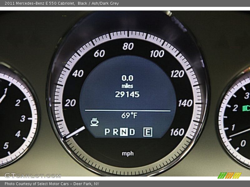 Black / Ash/Dark Grey 2011 Mercedes-Benz E 550 Cabriolet