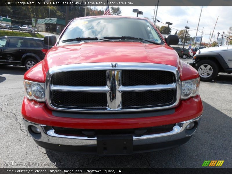 Flame Red / Dark Slate Gray 2005 Dodge Ram 1500 SLT Regular Cab 4x4