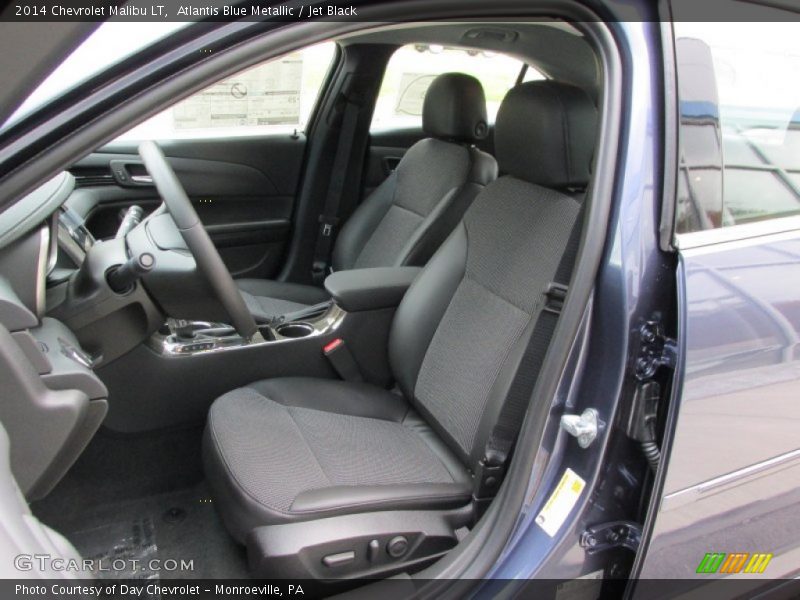 Atlantis Blue Metallic / Jet Black 2014 Chevrolet Malibu LT