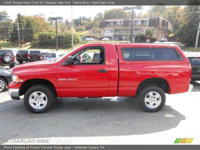 Flame Red / Dark Slate Gray 2005 Dodge Ram 1500 SLT Regular Cab 4x4